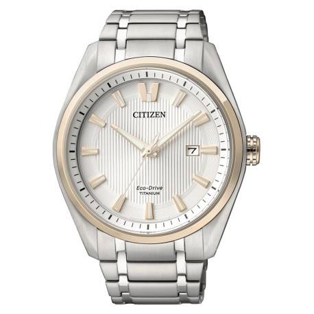 Citizen super titanium uomo 1240 bicolore aw1244-56a