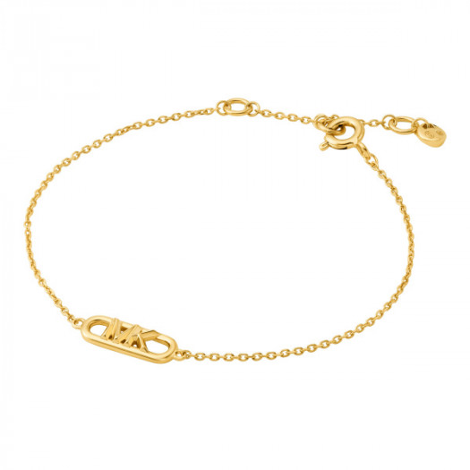 Michael kors jewels bracciale link in argento dorato