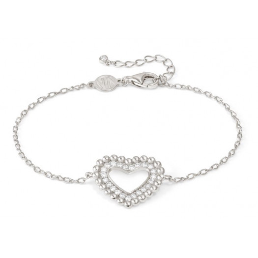 Nomination bracciale lovecloud argento e cz. cuore argento