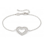 Nomination bracciale lovecloud argento e cz. cuore argento