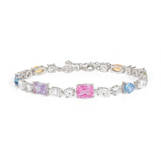 Nomination bracciale colour wave (ricca) argento e cz argento