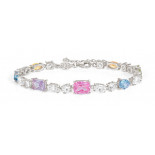 Nomination bracciale colour wave (ricca) argento e cz argento