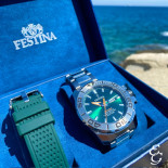 Festina diver verde double band