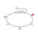 Nomination bracciale lucentissima con tondi charms tt