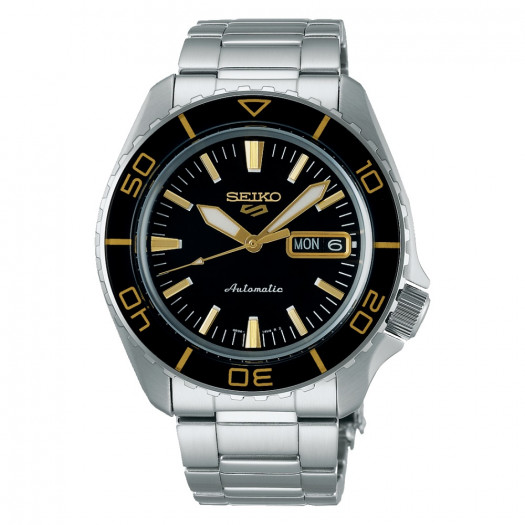 Seiko 5 noire gold re creation 2024