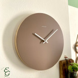 Karlsson wall clock splash brown 31 cm