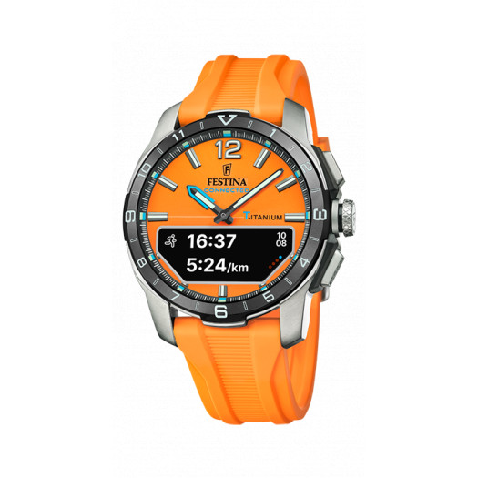 Festina smartwatch titanium arancio