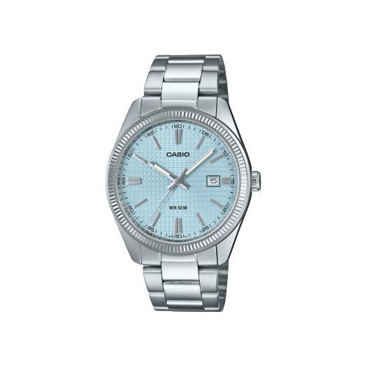 Casio classic guilloche' celeste mtp-1302pe-2avef