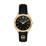 Michael kors slim runway black&gold