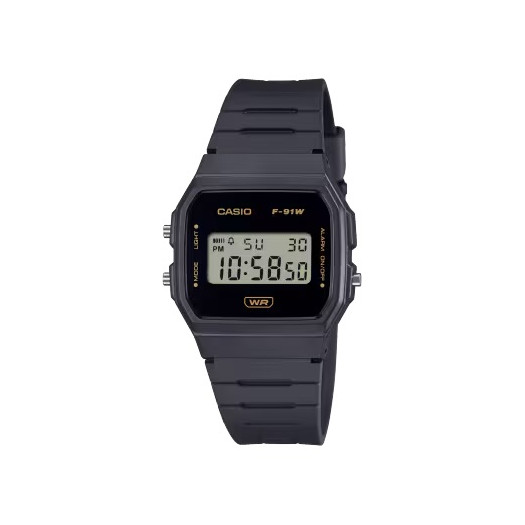 Casio timeless digi grey f-91wb-8aef