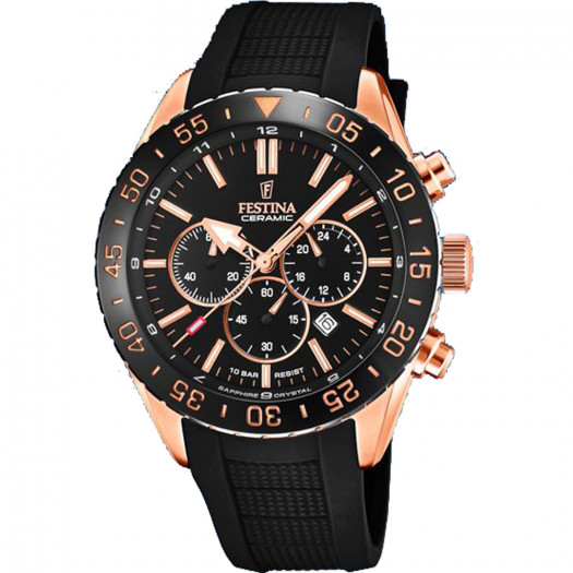 Festina ceramic black&gold